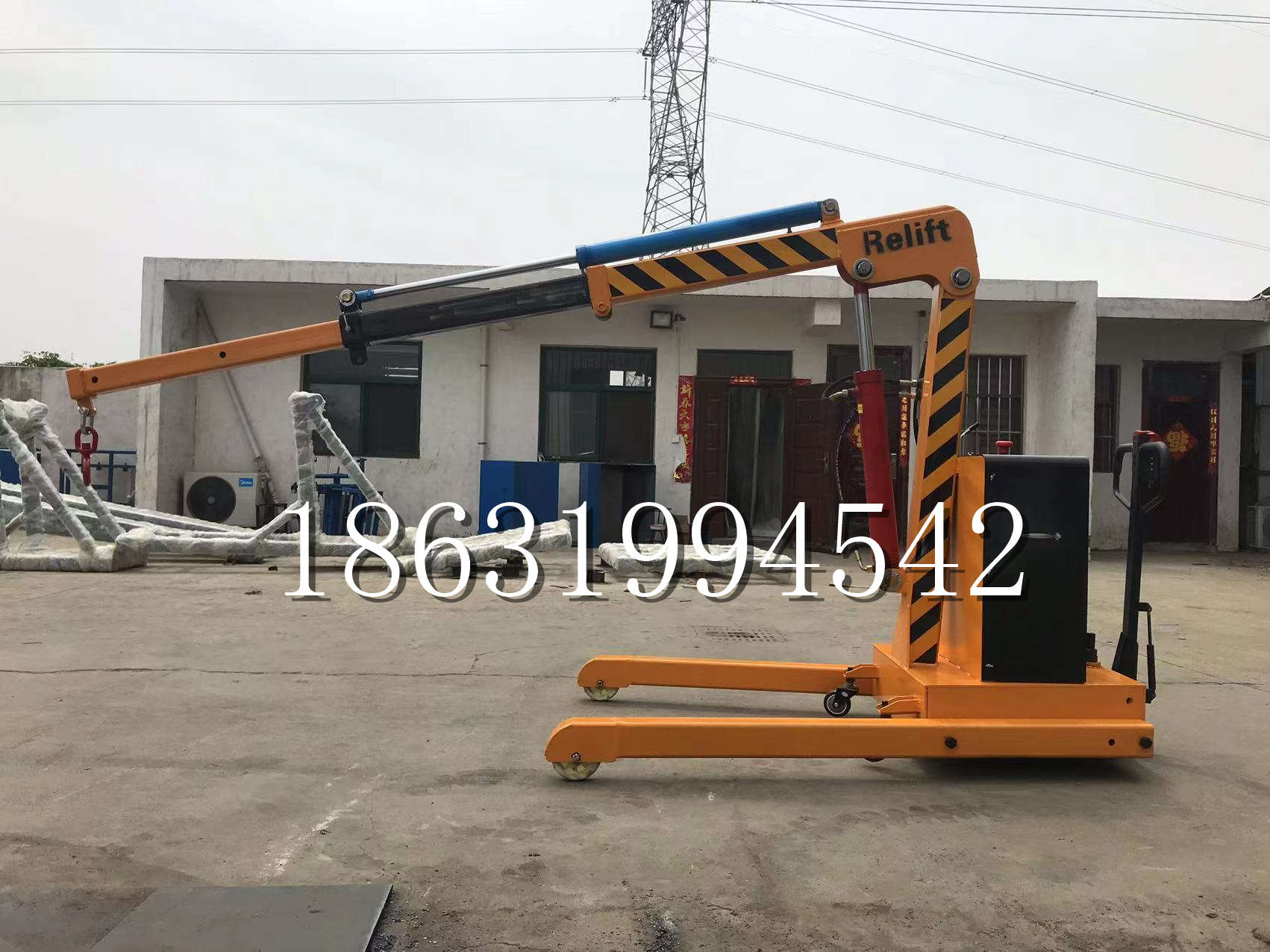 兴安盟久征定做3吨三轮随车吊 农用园林绿化移树吊 平板工程用小吊机